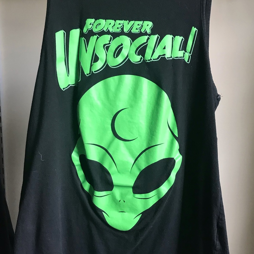 Forever Unsocial Alien Tank Top